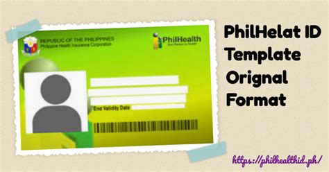 philhealth id template|philhealth id card template.